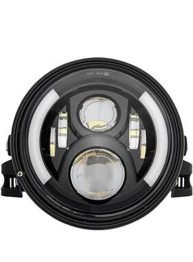 Sktyants 608754268440 Sktyan Ts 7 Inch Round Led Motorcycle Headlight Assembly With Housing Drl