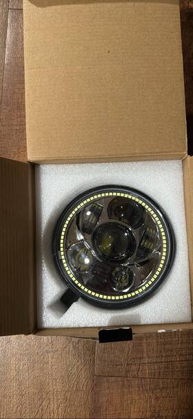 Slk 754216731844 Eagle Lights Vt1300 Fury 5 3/4 Inch Halo Led Headlight For 2010-present Honda