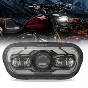 Spl 094759795331 Dot Approved Halo Led Headlight High Lo Beam Projector For Fat Bob 2018 2019