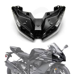 Hlk-zx6r-13 Sportfairings #mall-us Front Headlight Headlamp Assembly For Kawasaki Zx6r 636 2013 14 15 16 2017 2018
