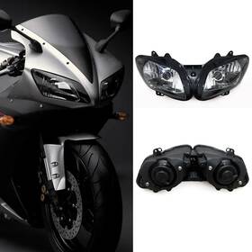 Hly-r1-04 Sportfairings #rack Motorcycle Headlight For Yzf R1 2004 2005 2006 Yamaha Front Headlamp Assembly
