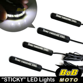 Bo-ttl211whx4200200001h Sticky Smd 3528 Led White Front Winker 4pcs For Honda Motorcycles Bikes