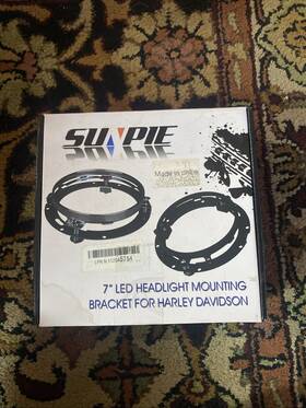 112045754 Sunpie 7 Inch Led Headlight Mounting Ring Bracket For Harley Davidson Motorcycle