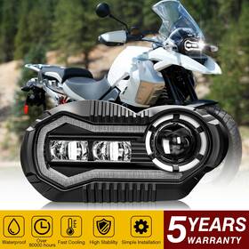 Sup-light 754137413485 E-mark Projector Led Halo Headlight Hi-lo Drl Sealed For Bmw R1200gs Adv