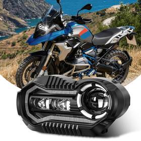 Sup-light 762891747364 Motorcycle Led Headlight Hi-lo Drl For Bmw R1200gs 2004-2012 Adv 2005-15