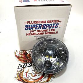 44192 Super Spots Harley 5 3/4 Inch Headlight Led Black