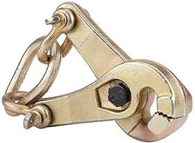 Suprwin 740069613741 3 Ton Self-tightening Scissor Clamp Serrated Jaw Puller - Auto Body Golden
