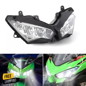 Zx4rr Tcmt Motorcycle Front Led Headlight For Kawasaki Ninja 400 2018-2024 650 2020-2024