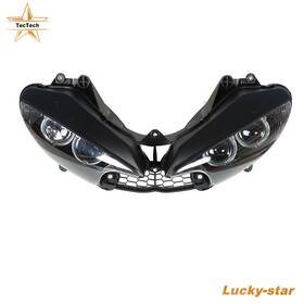 Luc3516399 Tectech Black Front Headlight Headlamp For Yamaha 2003-2005 Yzf R6 And 2006-2009 R6s