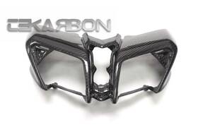 Ymfz11718-hcv Tekarbon 2017 - 2018 Yamaha Fz10 Mt10 100% Full Carbon Fiber Headlight Cover