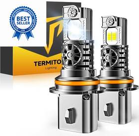 Te07z109920250211z01 Termitor Brightest 9007/hb5 Light Bulbs 80 000lm Brightness Hi/low Beam