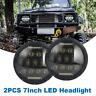 Tkw01231 Ironwalls Pair Led Round Halo Headlight For Jeep Wrangler Jk