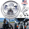 Tmp-14mhl001-un999-ch Tmp Motorcycle Led Headlight Universal Chrome Side Mount Bracke For