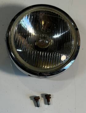 19782 Tomos A3 50 Bullet Moped 1984 Headlight Assembly With Bolts