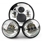 Top-mmr-045 Topnew Harley Led Headlight Projector Chrome Auxiliary Spot 714367746975