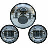 Tp856350 Zoncar White Light Waterproof Led Headlight Fog Lamps 772063856350