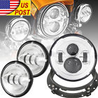Tpk02114 Todp Led Motorcycle Daymaker Headlight Passing Lights Fit Harley Heritage