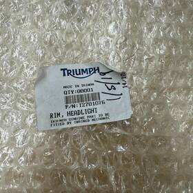 T2701076 Triumph Speedmaster Oem Headlight Rim Brand New