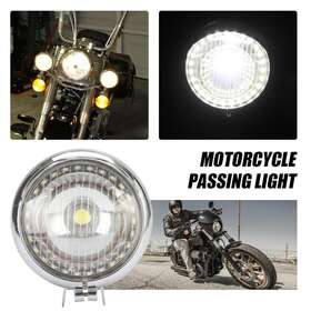 Tsn00534 Tsif Led Spot Passing Fog Light Lamp Angel Eye For Harley Touring Dyna Glide Xl1200