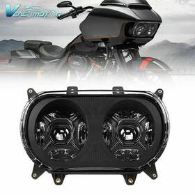 Hlh-hl1584-209 Tuesday #ddtus Dual Led Headlight Headlamp Projector Hi/lo Beam For Road Glide 2015-2023