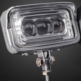 Mall2166hloooo27o2-a Twom 6.42 Inch Chrome Led Headlight For Harley Dyna Honda Shadow Suzuki Cruise Chopper