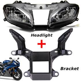 Mallym011o10143ym07502 Twom Front Headlight And Upper Fairing Stay Bracket Fit For Yamaha Yzf R6 2008-2016 Usa