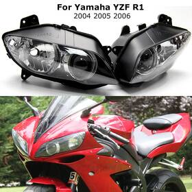 Mallymoo11oo5-2 Twom Motorcycle Front Headlight Headlamp Assembly For Yamaha Yzf R1 Yzf-r1 2004-2006