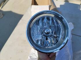 8-327 Ultima 5 3/5 Inch Head Light Chrome No Visor