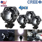 Unbranded 4x U5 Cree Led Motorcycle Headlight Waterproof Transformers Driving Light Black 714497328454