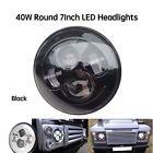 Unbranded 7 40w Round Led Headlight Black Projector Fits Harley Davidson 714367742410