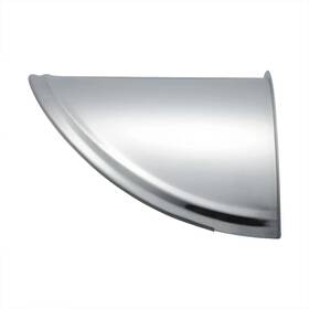 10531 Upauto Stainless Steel Extended Style Visor For 7 Headlight - 1 Pair