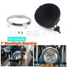 Us-hl-396-mbch Inch Motorcycle Headlight Black Housing Headlamp Light Bulb 699934557423