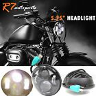 Usw16345 Usw Round Led Drl Headlight Beams Motorcycle Light White