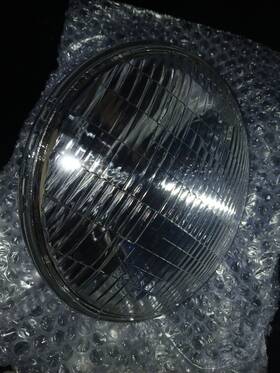 33-3071 V-twin 7 Inch Round Headlamp Sealed Beam Bulb Harley Panhead 49-59 2 4 3