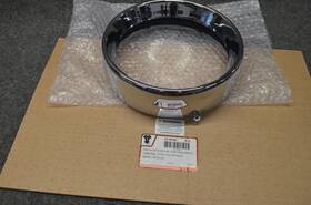 69626-99 V-twin Manufacturing 33-0548 Harley-davidson Chrome Frenched Headlight Trim Ring