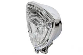 33-1712 V-twin Manufacturing 12 Volt Chopper Triangle Spotlamp Chrome For Custom Harley Models