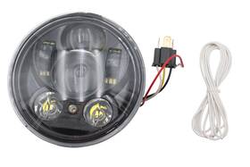 33-8484 V-twin Manufacturing 5-3/4 Inch Daylight Projector Led Headlamp Black Fits Harley 1984-up