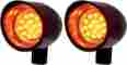 V5201a Vizor Lights Amber Led Black