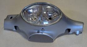 42720050a7 Vespa Oem Et2/et4 Euro Headlight Bezel And Front Handlebar Cover -