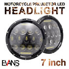 Vgs-75w2p-evn Turbosii Black Led Motorcycle Daymaker Headlights For Harley Fat Bob