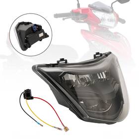 M513-a099-smk Vipih Headlamp Headlight Guard Protector Grill Led Smoke For Yamaha Lc135-v1 Lc135 V1
