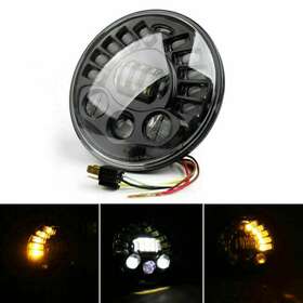 Vipih M513-b031-black 7 Inch Motorcycle Headlight Led High Low Beam Lamp For Bmw R1200 R Nine T 2014-2016