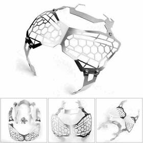 M513-b046-silver Vipih Head Light Guard Cover Grill Protector For Kawasaki Z900 Zr 900 17-18 Silver
