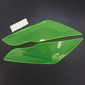 Lens-171-grn Vipjq Front Headlight Lens Protection Cover Green Fit For Kawasaki Zx-10r Zx 10r 11-15