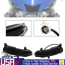 M513-a106-smk Vipjq Headlamp Headlight Guard Protector Grill Led Smoke For Yamaha Yzf-r6 Yzf R6 2017