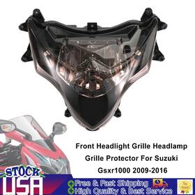 M513-b098-brn Vipjq Headlight Guard Protector Cover Haddlamp Kit Brown For Suzuki Gsxr1000 09-16 K