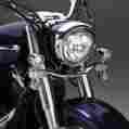 82-233 Vl800 Show Chrome Elliptical Mini Lightbar Kit For Suzuki Volusia 2001-2004