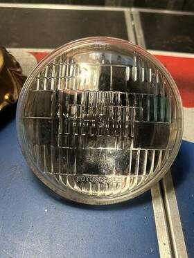 He4467 Wagner Vintage Motorcycle Sealed Headlight H4467 12.8v