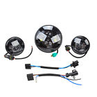 Wfg40006 Unbranded Led Projector Daymaker Headlight Passing Lights Black For Harley