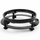 Wlhp-hlb76498 Black Headlight Mounting Ring Bracket For Harley Touring 614070218366